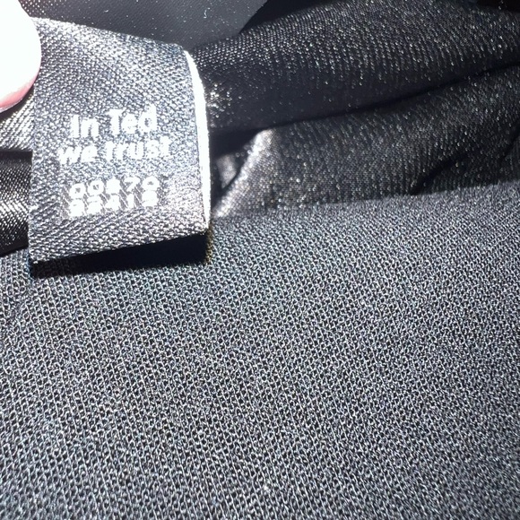 Ted Baker Black Dress with Embellished V-Neck - Picture 8 of 10